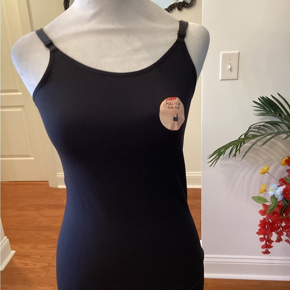 Black Tummy Control Camisole Top